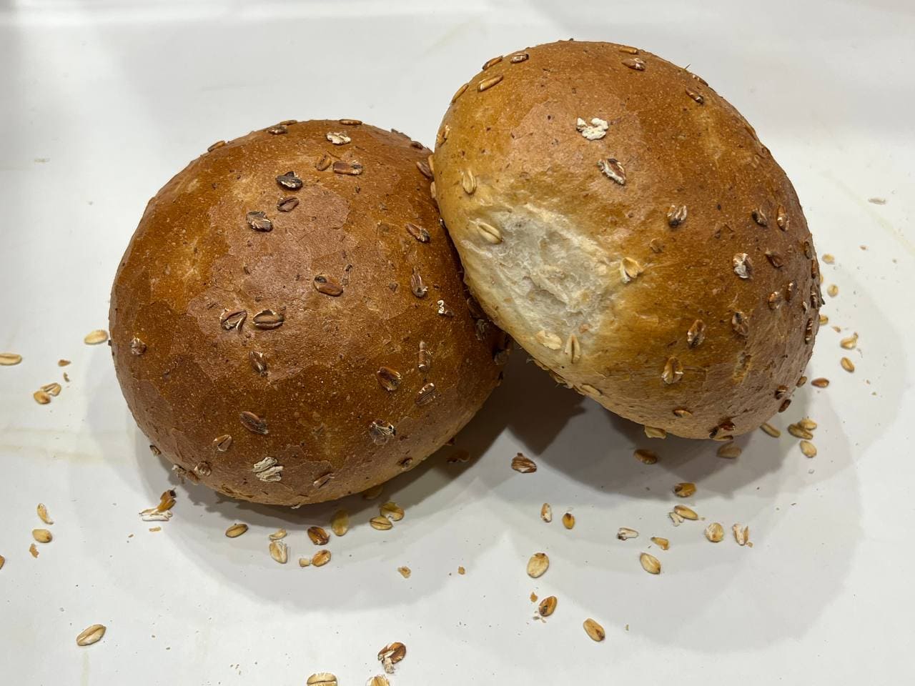 Oat Burger Bread